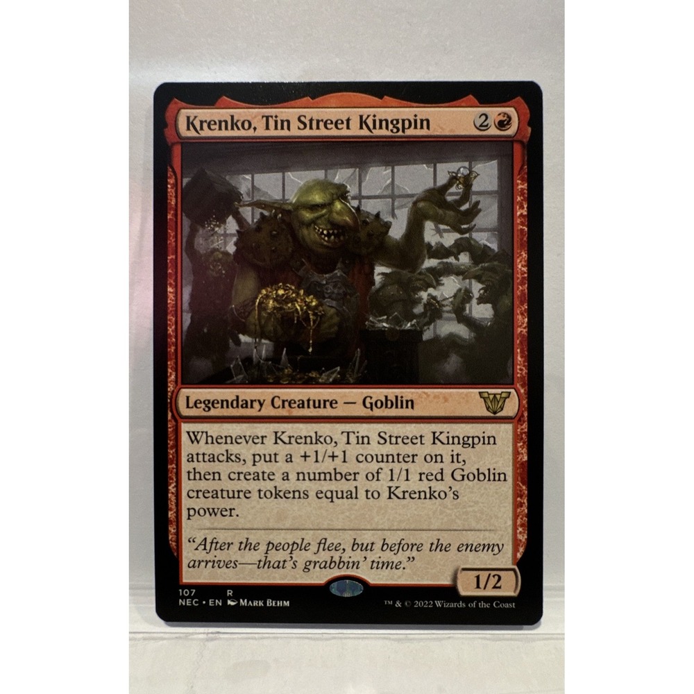Krenko, Tin Street Kingpin Commander: Kamigawa: Neon Dynasty Regular